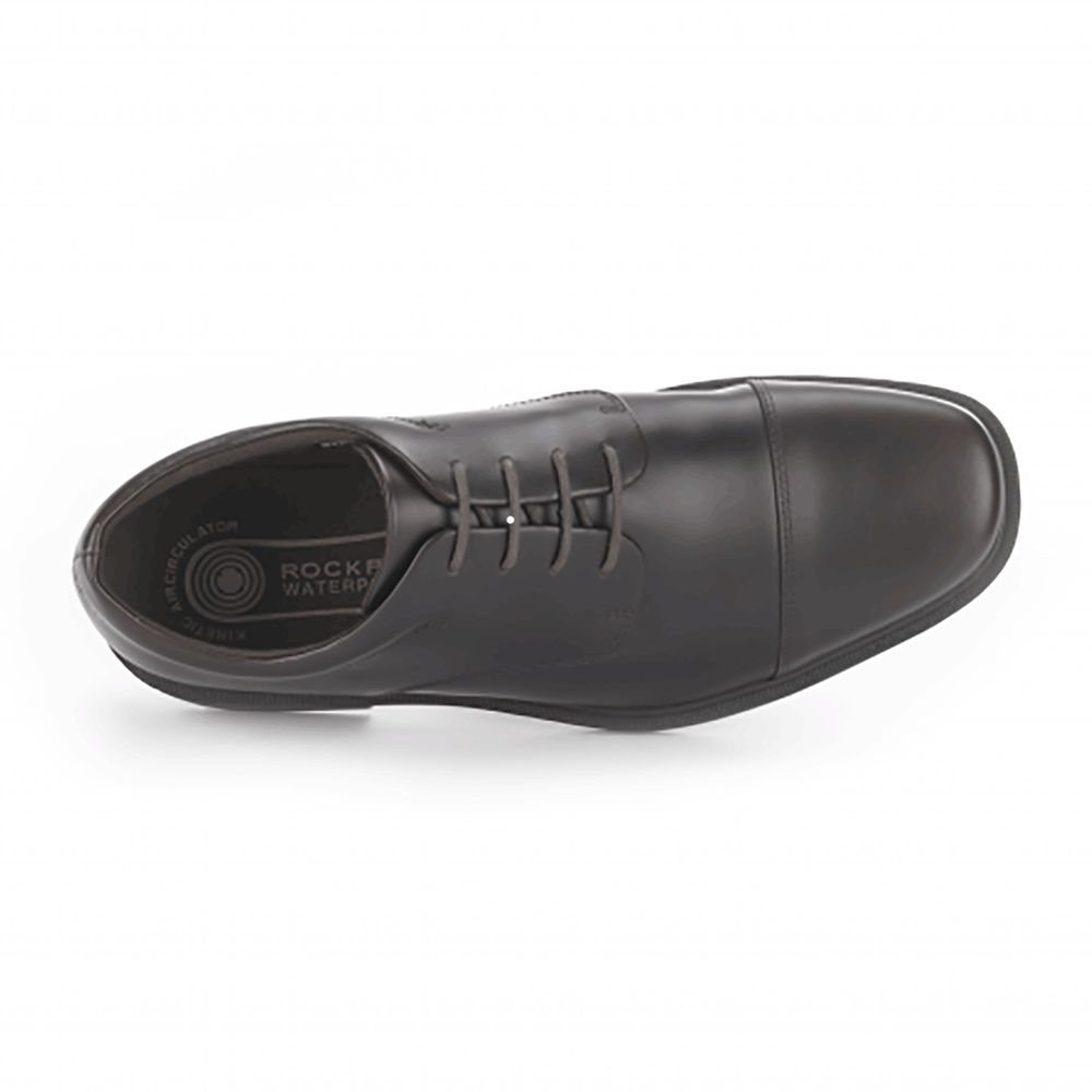 Rockport Mens Oxfords Black - Ellingwood - UK 127-XHWAMT